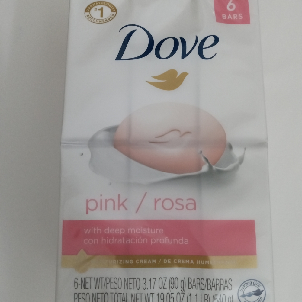 Dove Beauty Pink Rose Deep Moisture Bar Soap Size: Bar 3.75 Ounce  (Pack…
